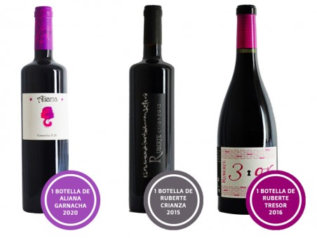 Pack Premium de vino tinto garnacha (3 botellas)
