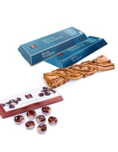 Pack 2 Trenzas de Almudévar + 1 Caja Castañas de Mazapán (12 uds) - Tolosana