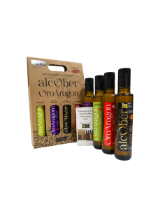 Estuche AOVE 3 botellas Alcober | D.O. Aceite Bajo Aragón | Alcober 2