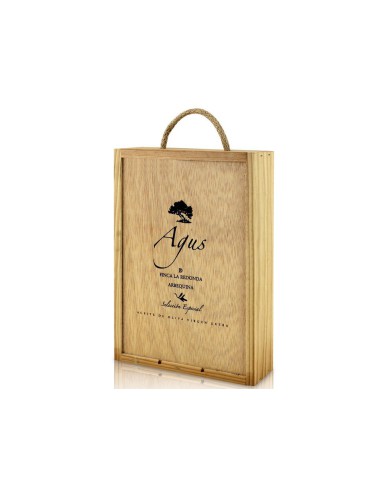 Estuche regalo de aceite de oliva Agus 50 cl (3 unidades)