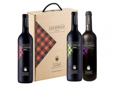 Estuche de 3 vinos Cachirulo (Rojo, Verde y Morado)